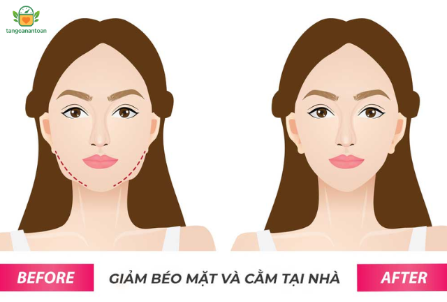 Cách tăng cân không béo mặt và cách giảm béo mặt