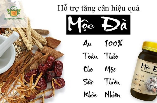 mộc đà hỗ trợ tăng cân