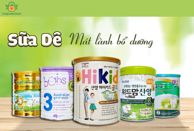 Sữa dê tăng cân cho bé hiệu quả
